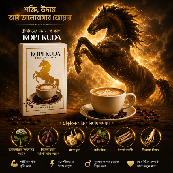 KOPI KUDA Premium COFFEE (4Sachets)